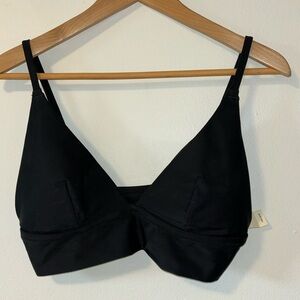 Aerie Black Bikini Bathing Suit Top
